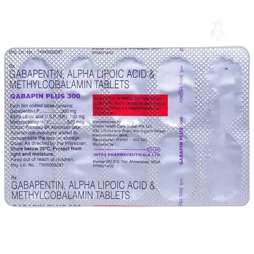 gabapin plus 300mg tablet 10's